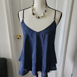 Current Air dressy tank top size medium, blue NWT